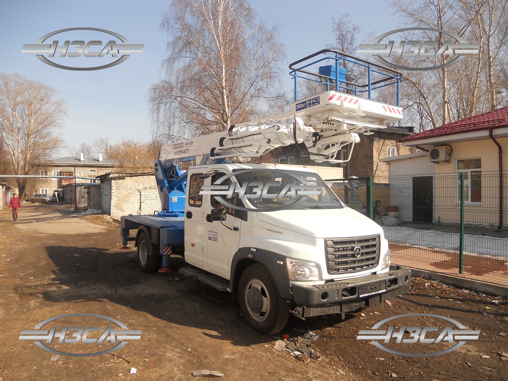 Автовышка (АГП) Газон НЕКСТ 24 метра двухрядная кабина.