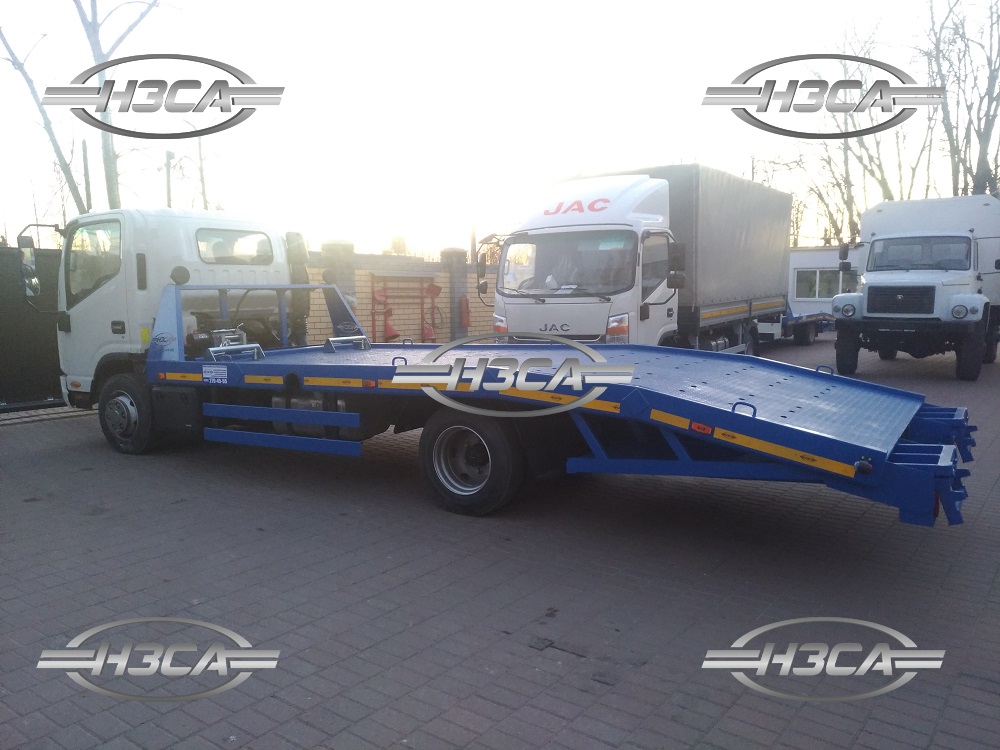 Эвакуатор Jac N-75 с ломаной платформой