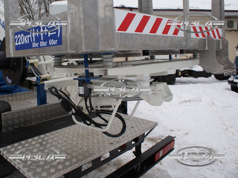 Автовышка на базе ГАЗ-33023 ФЕРМЕР со сдвоенной кабиной