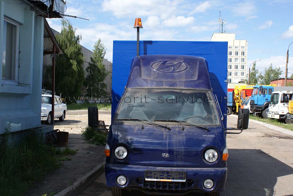 Эвакуатор Hyundai Porter с ломаной платформой