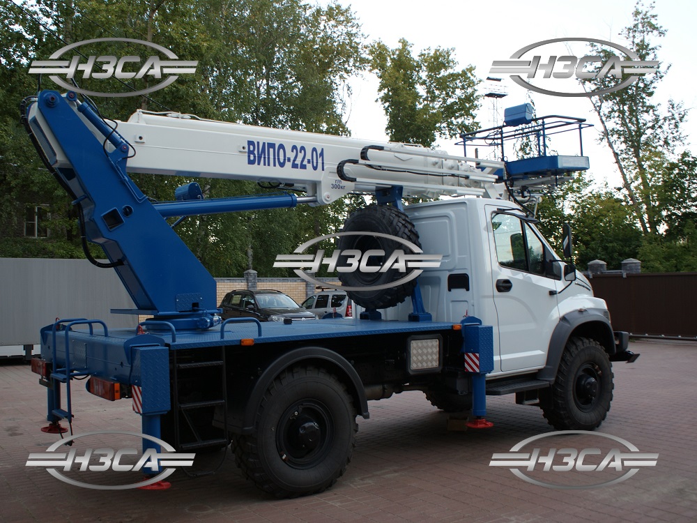 Автовышка (АГП) на базе Садко Next различной высоты подъема