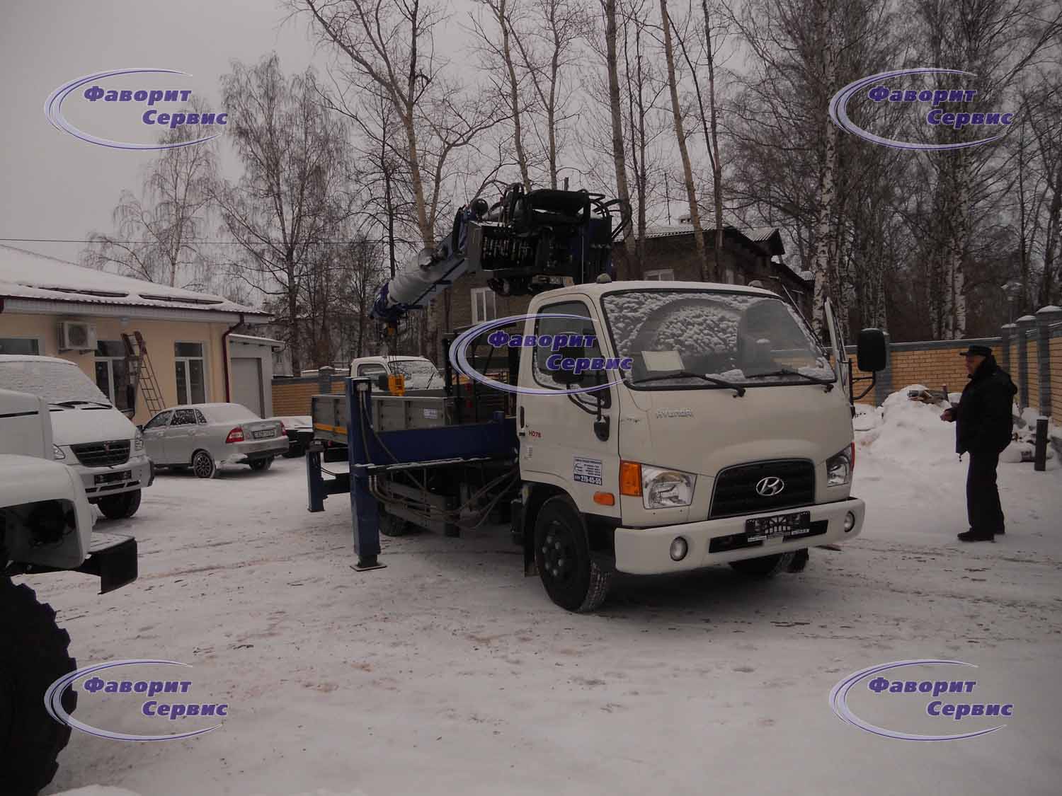 БКМ HOTOMI ls 1030 на базе HYUNDAI HD-78