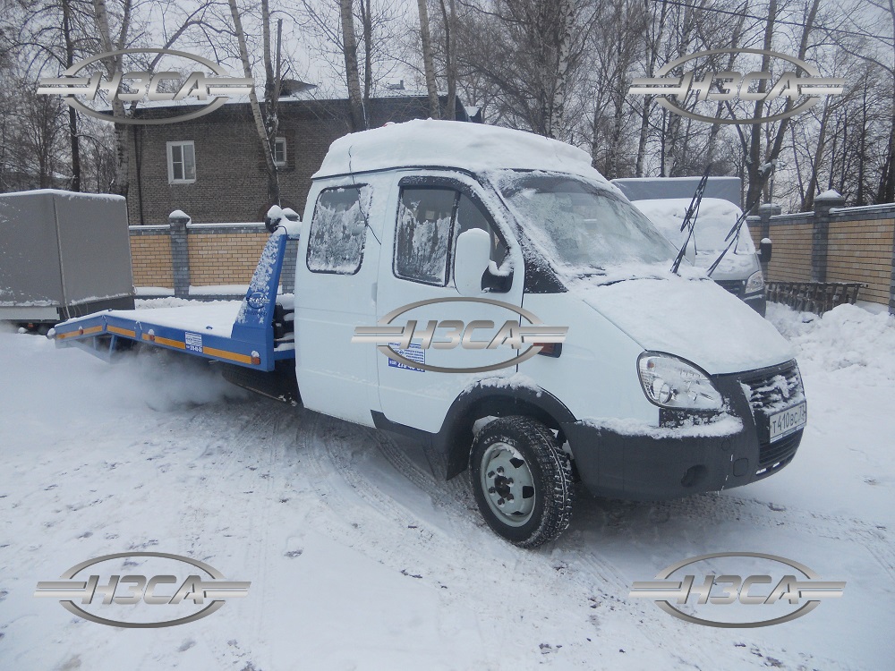 Эвакуатор ГАЗель Фермер с ломаной платформой