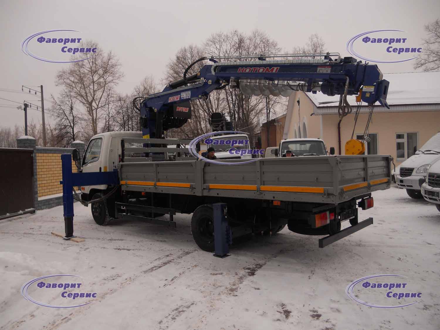БКМ HOTOMI ls 1030 на базе HYUNDAI HD-78