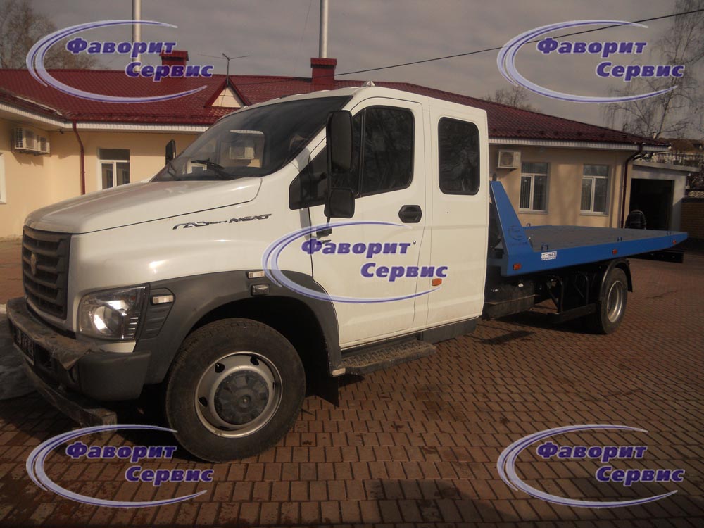 Эвакуатор Газон НЕКСТ Фермер со сдвижной платформой