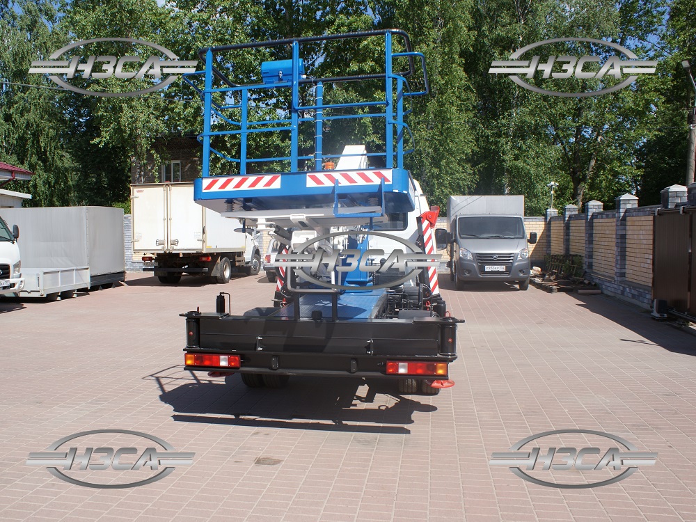 Автовышка на базе ГАЗ-33023 ФЕРМЕР со сдвоенной кабиной