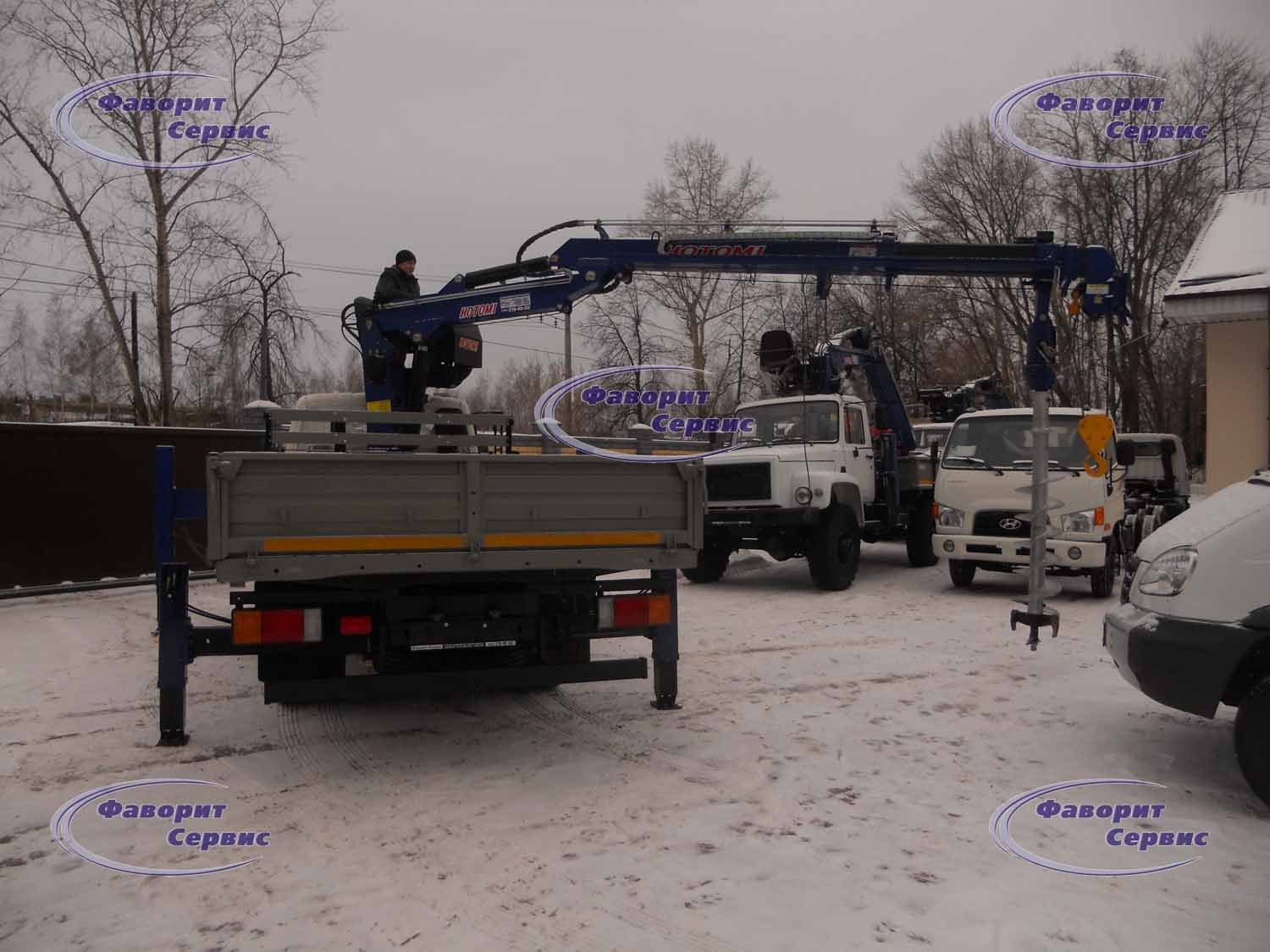 БКМ HOTOMI ls 1030 на базе HYUNDAI HD-78