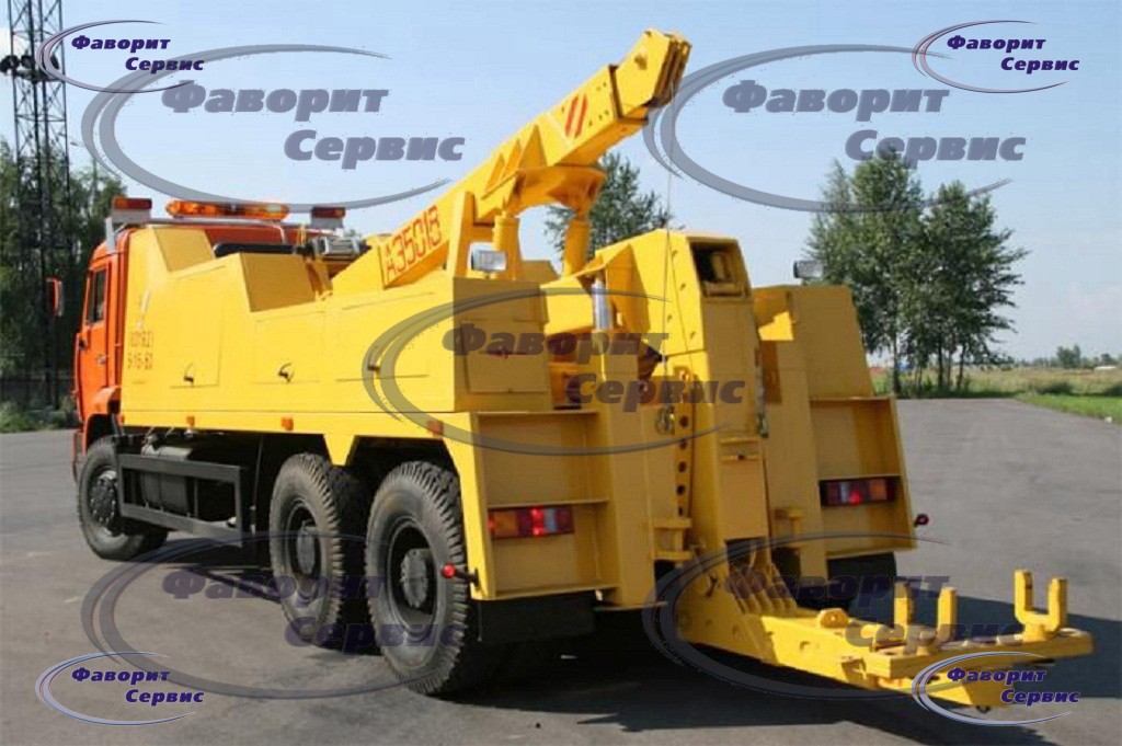 автоэвакуатор КАМАЗ-65224 с частичной погрузкой
