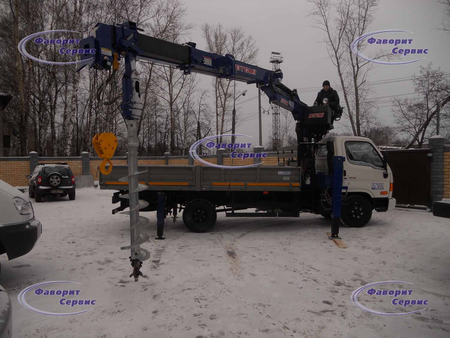 БКМ HOTOMI ls 1030 на базе HYUNDAI HD-78