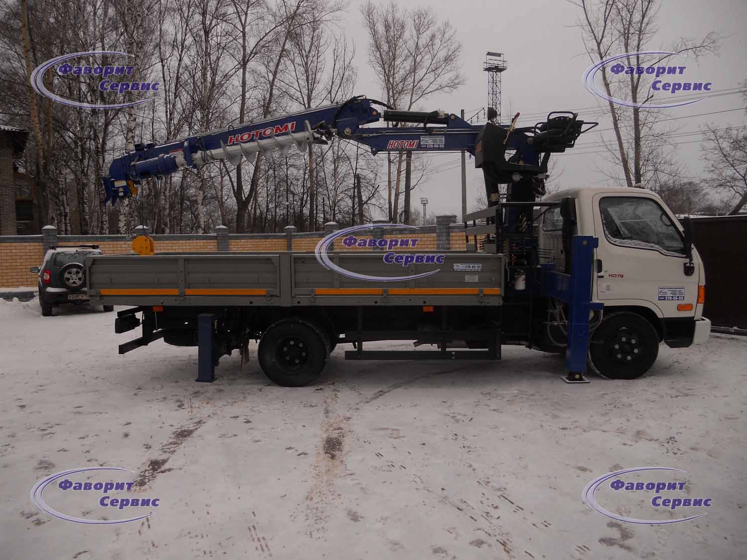 БКМ HOTOMI ls 1030 на базе HYUNDAI HD-78