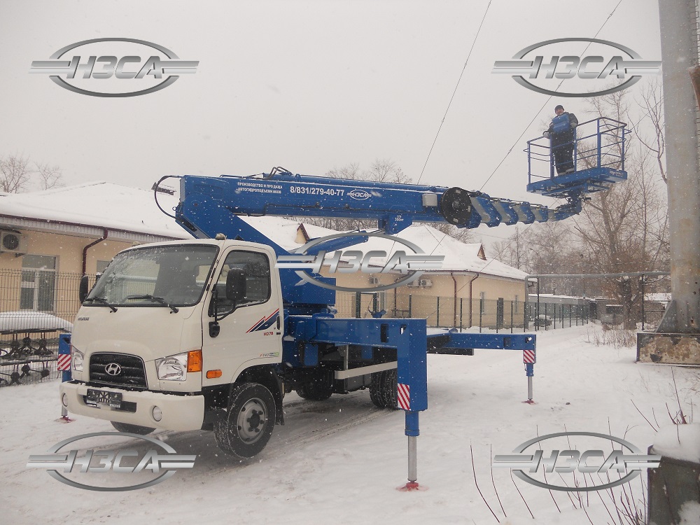 АГП / Автовышка Hyundai_HD-78 (различной высоты)