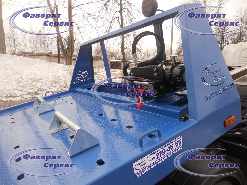 Эвакуатор Isuzu 90 со сдвижной платформой
