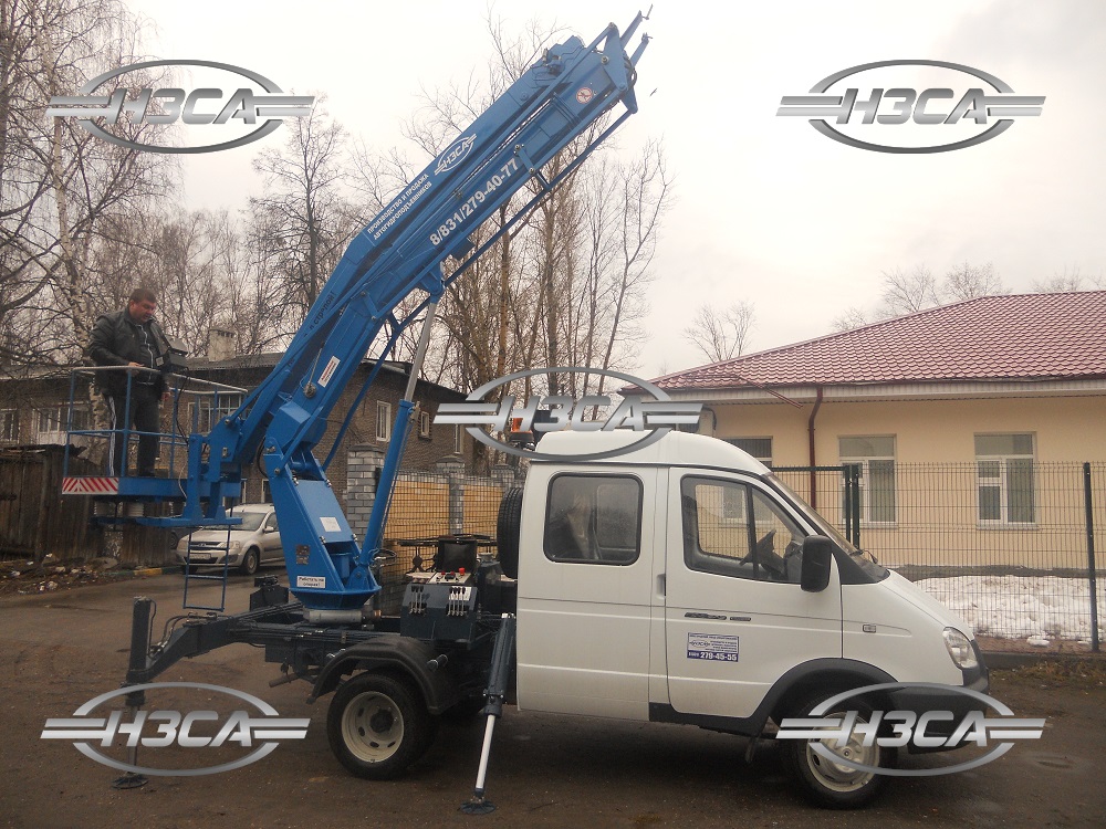 Автовышка (АГП) на базе ГАЗ 33023 (фермер)  12 метров