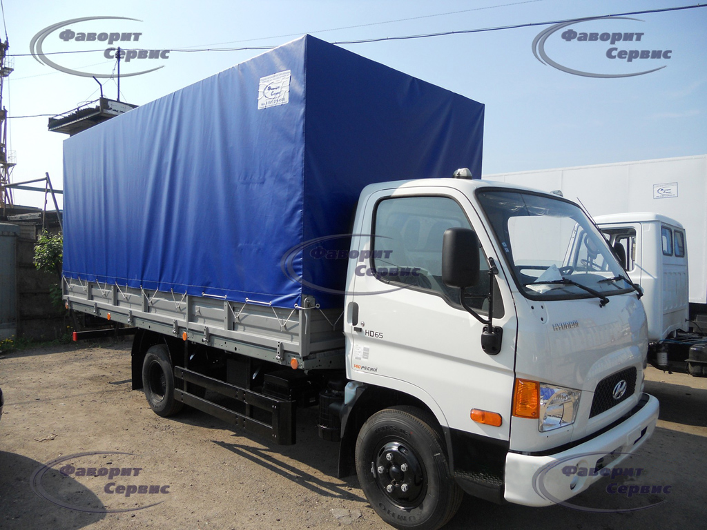 бортовой Hyundai HD-65 тент каркас