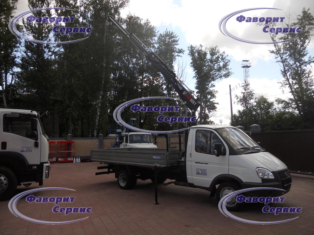 Газель 3302 с Краном манипулятором (КМУ) HIAB