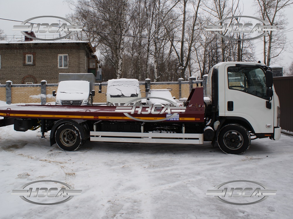 Эвакуатор Isuzu 90 со сдвижной платформой