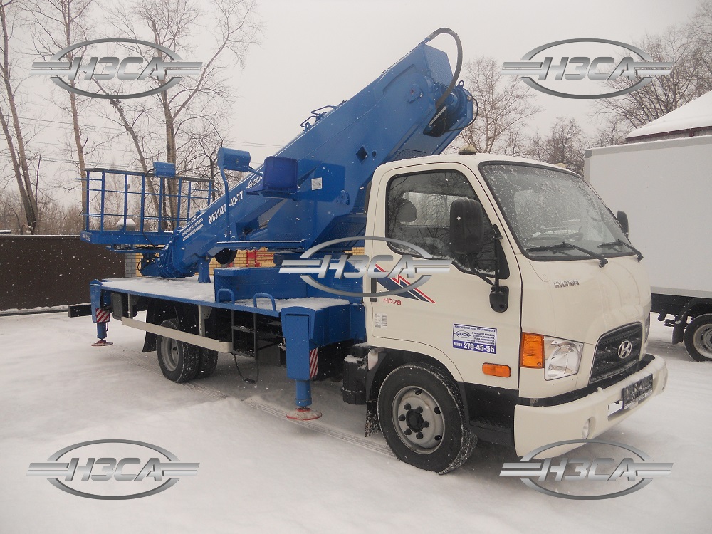 АГП / Автовышка Hyundai_HD-78 (различной высоты)