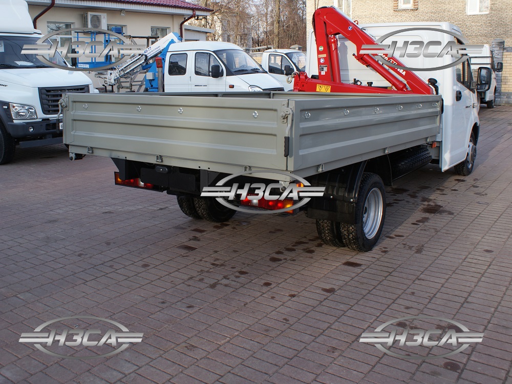 Бортовая ГАЗель Next с краном-манипулятором Amco Veba