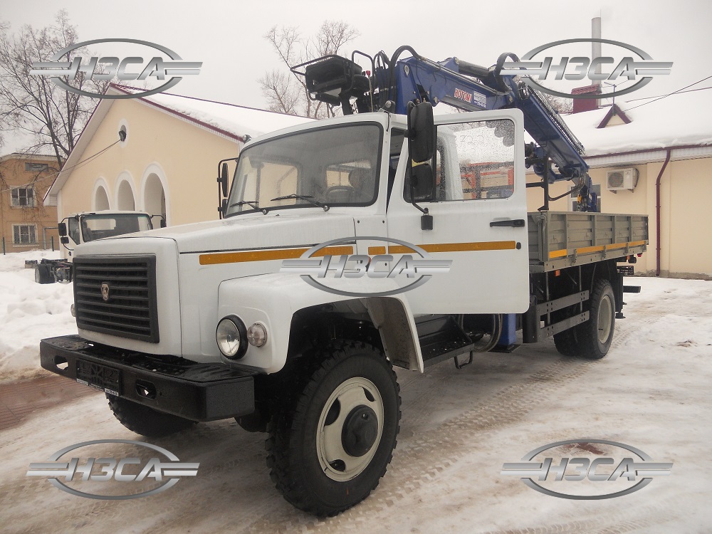 Бурильно-крановая машина на базе ГАЗ-33086
