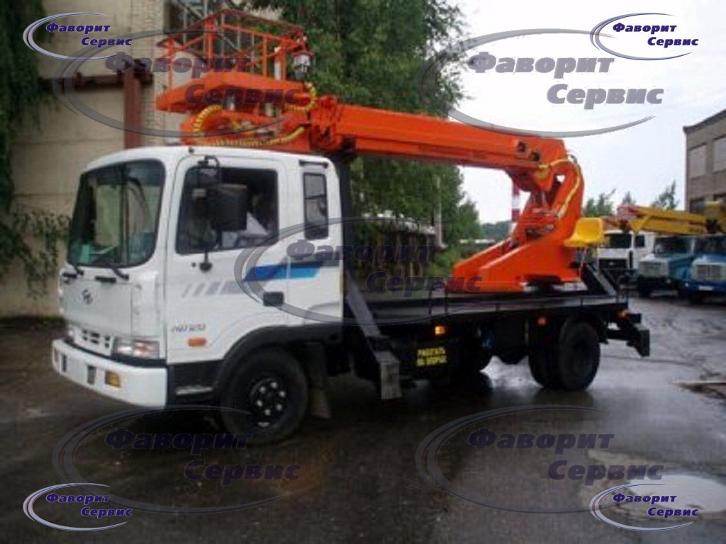 Гидроподъемник Hyundai-HD-120 телескопический