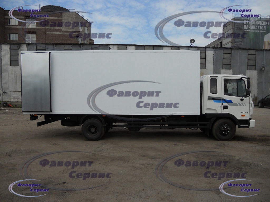 автофургон HYUNDAI HD-120 промтоварный, изотермический, сэндвич-панель