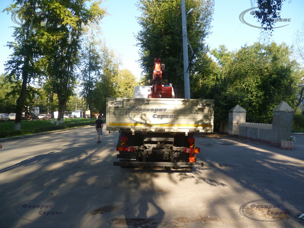 бортовой МАЗ-6312B9 с краном манипулятором КМУ