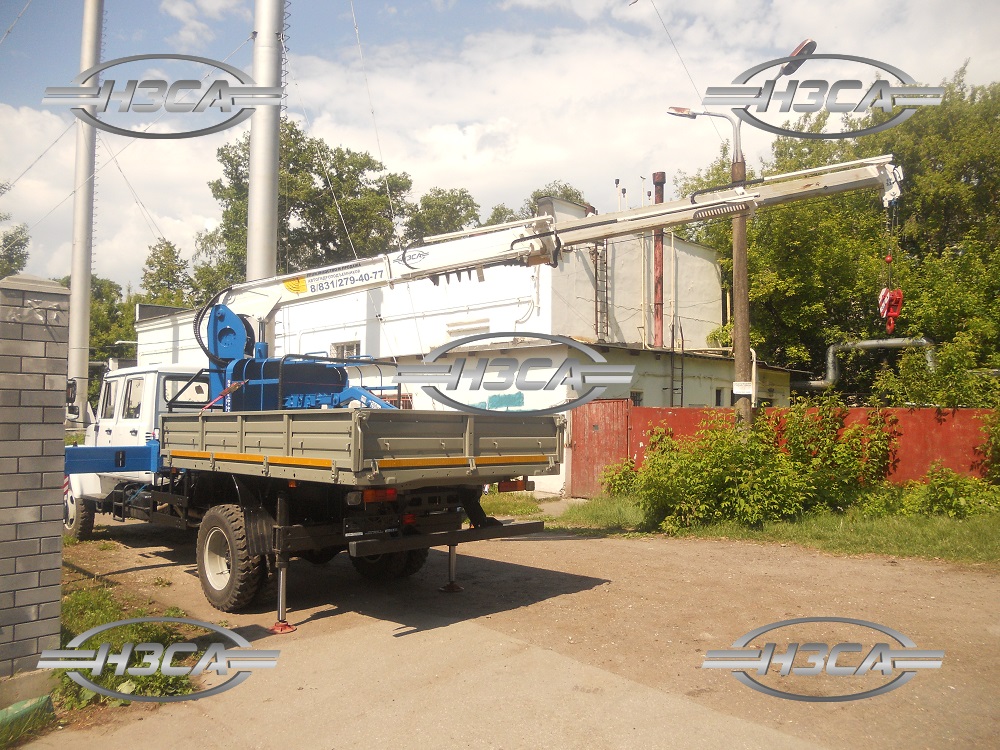 Бурильно-крановая машина на базе ГАЗ-33086