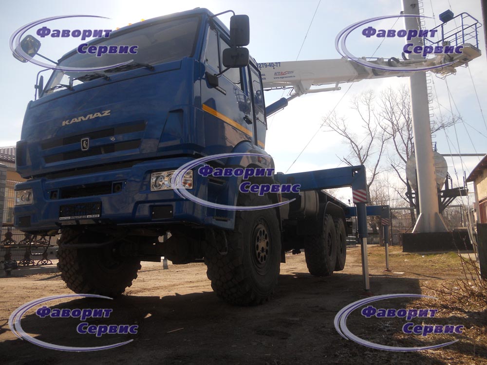Автовышка / АГП КАМАЗ-43118 высотой подъема 24 метра.