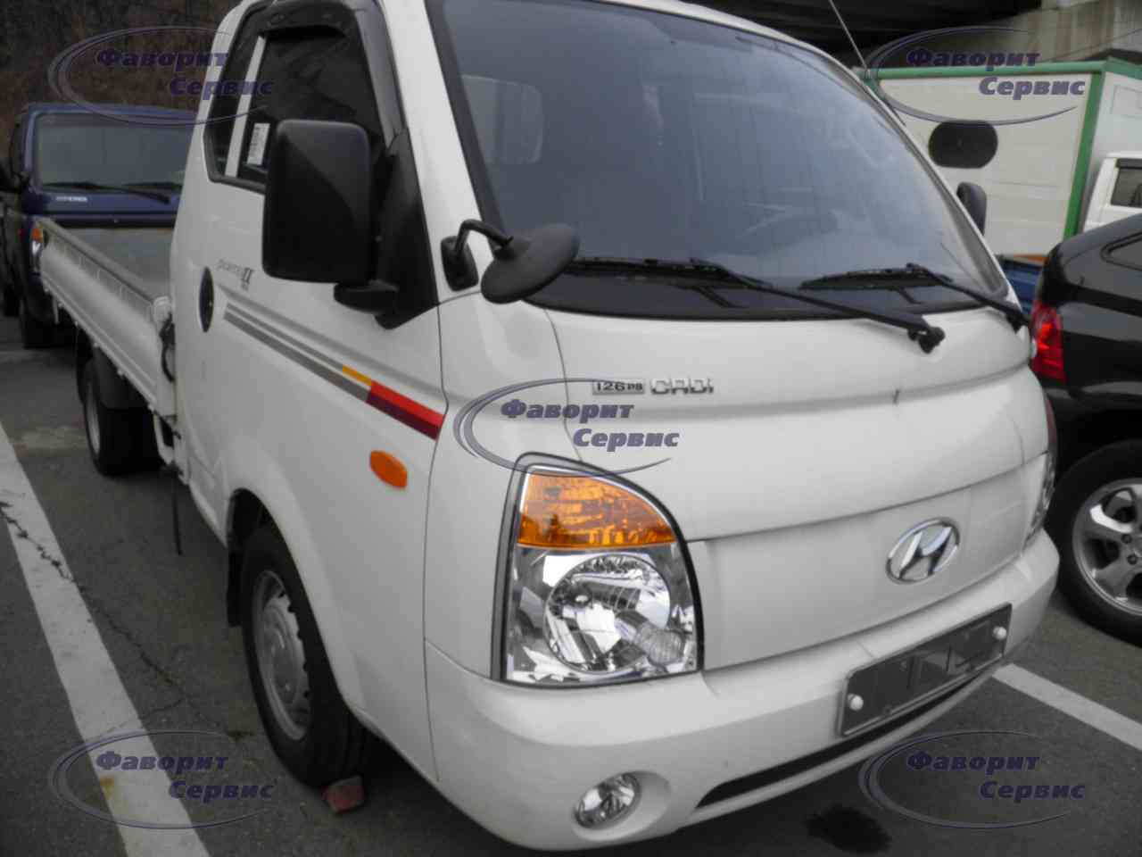 Бортовой HYUNDAI PORTER 2, L=2.8-2.9м